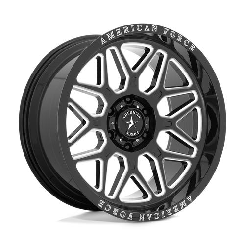 American Force Cast AC001 RUSH 6X139.7 20X10 -18 GLOSS BLACK MILLED