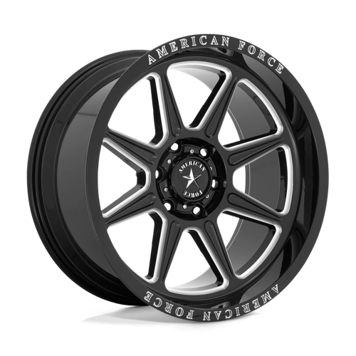 American Force AC002 Trail 6X139.7 22X10 -18 GLOSS BLACK MILLED