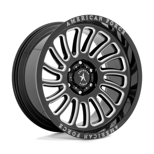 American Force Cast AC004 VULCAN 6X139.7 22X10 -18 GLOSS BLACK MILLED