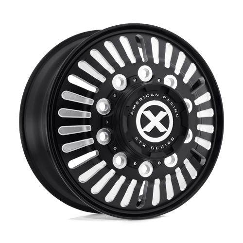 ATX AO403 ROULETTE 10X285.75 22.5X8.25 +144 SATIN BLACK MILLED - FRONT