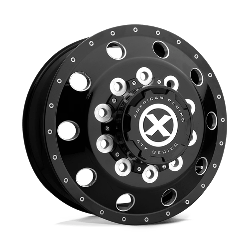 ATX AO405 TREX 10X285.75 22.5X8.25 +145 GLOSS BLACK MILLED - 8.25 FRONT