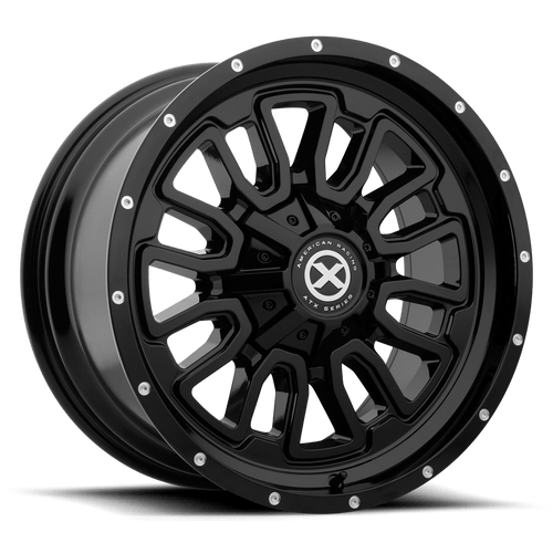 ATX Series AX203 6X114.3/6X139.7 20X9 +18 GLOSS BLACK