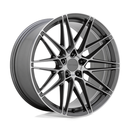 Beyern DAMON 5X120 18X9.5 +25 MATTE GUNMETAL W/ BRUSHED FACE