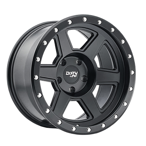 Dirty Life Compound 9315 6x135 17x9-12 Matte Black