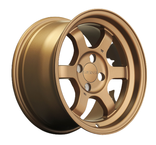 9six9 SIX-1 Deep 4x100 15X8 +20 Matte Bronze