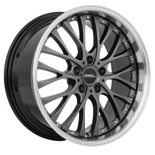 ARC AR6 5x120 18x9  +35 Hyper Black Machine Lip